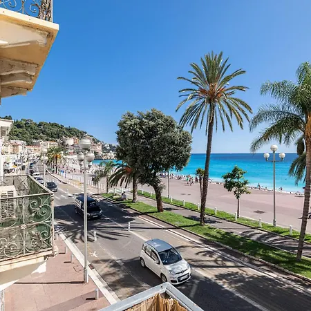 דירה My Casa - Etats Unis 892 - Spacious Flat On Sea Front W Ac ניס